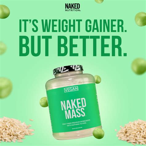 naked mass unflavored|Naked Vegan Mass